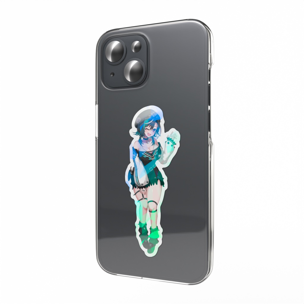 [非公式]輪堂千速 ホログラムスマホステッカー