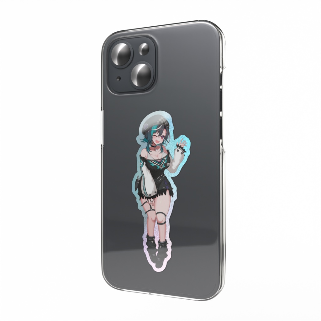 [非公式]輪堂千速 オーロラスマホステッカー