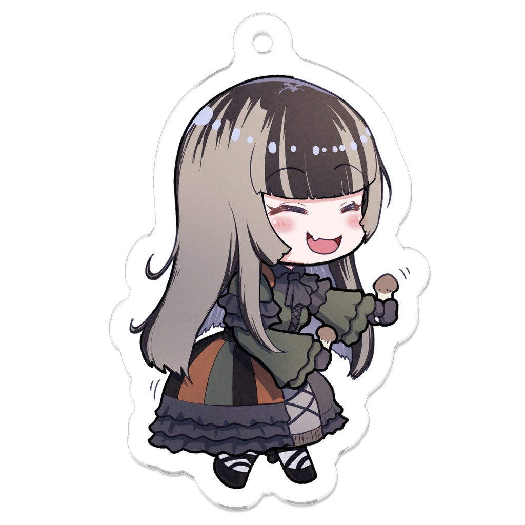[非公式] ちょっとまつたけ　SDらでんちゃん アクリルキーホルダー[儒烏風亭らでん]