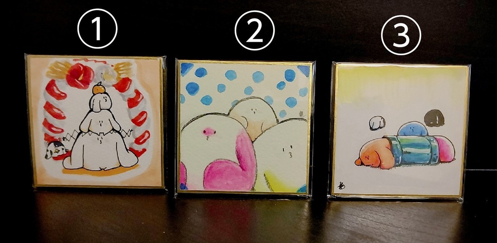 創作キャラの豆色紙