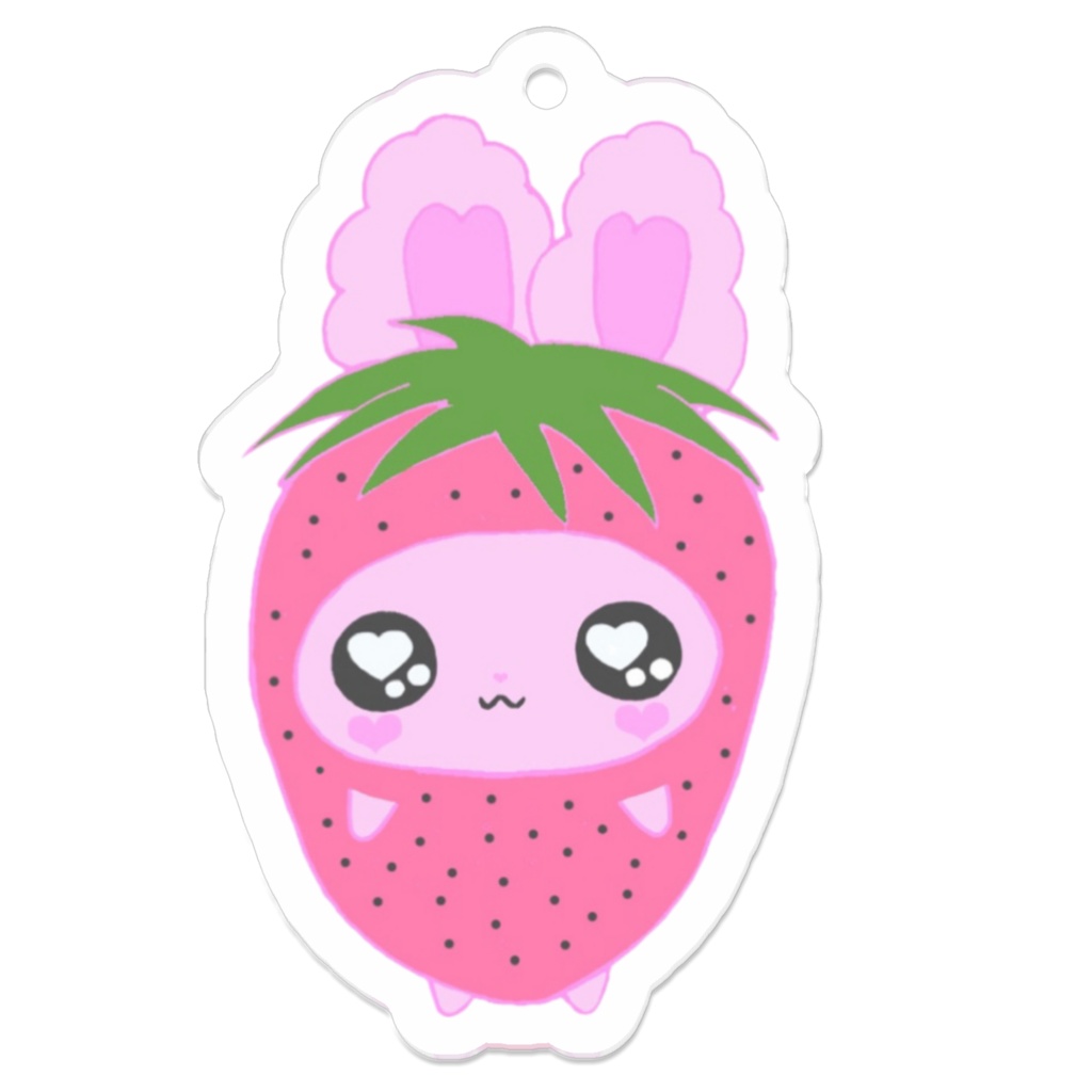 イチゴありいぴょん アクリルキーホルダー