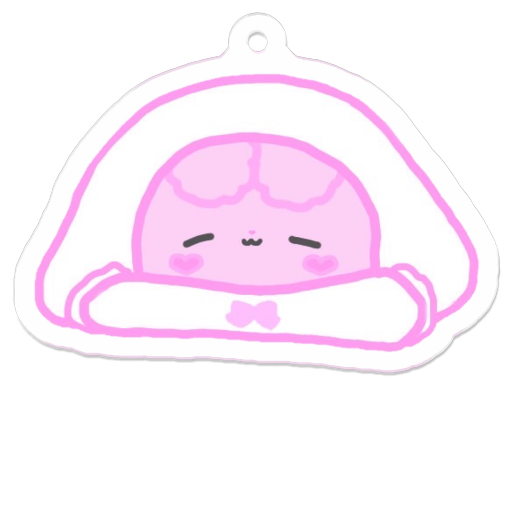 お布団ありいぴょん アクリルキーホルダー
