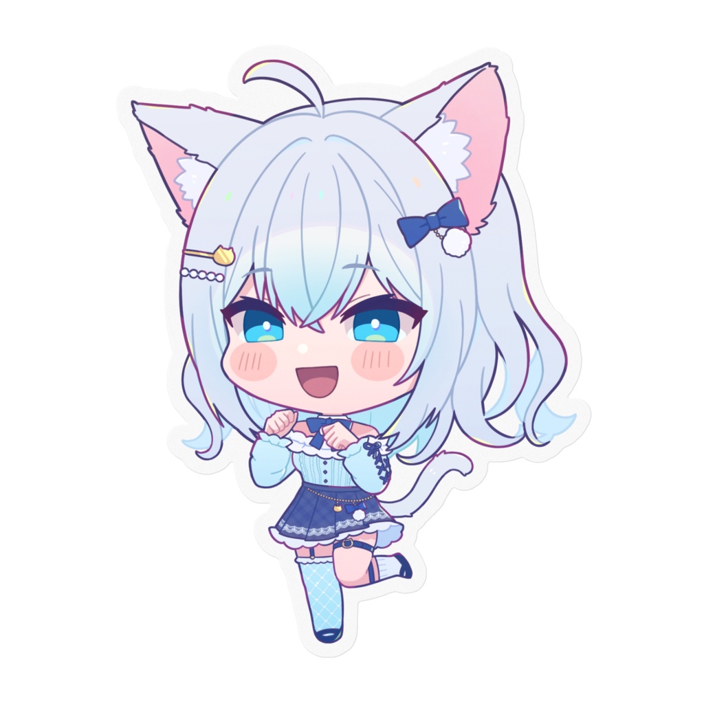ミニキャラ(にゃんぽーず)・ステッカー