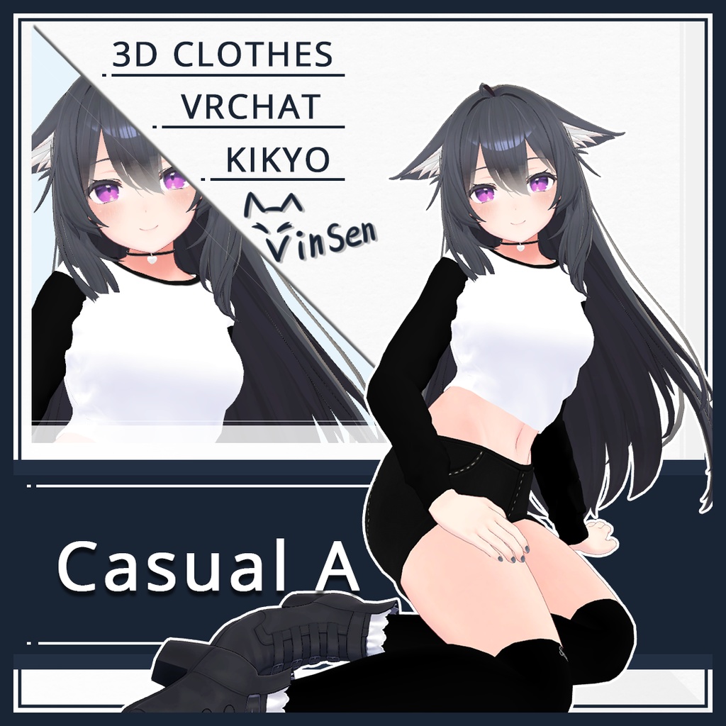 Casual A for kikyo 桔梗