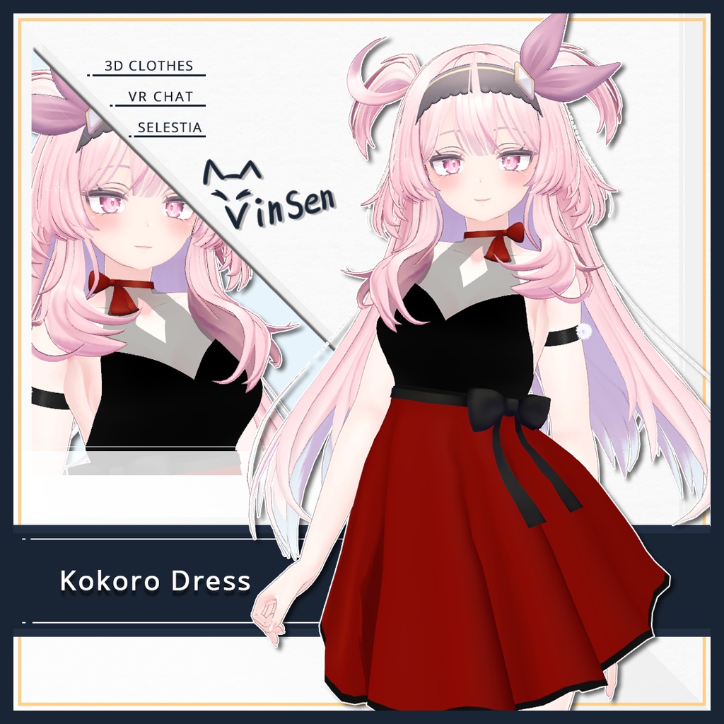 Kokoro dress for Selestia セレスティア
