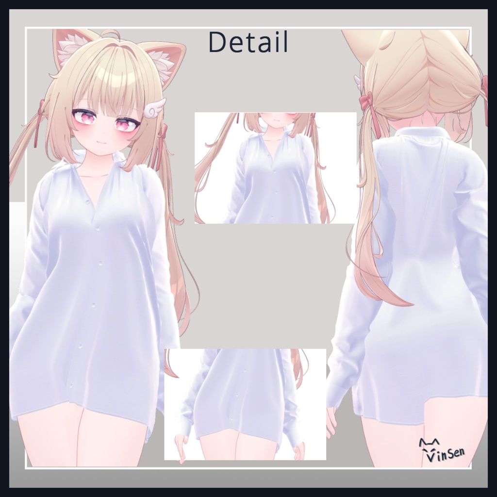 L Shirt for Chiffon シフォン