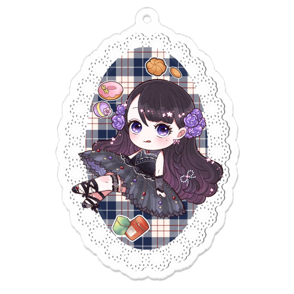 一周年記念アクリルキーホルダー