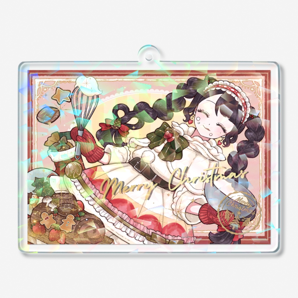 クリスマスアクリルキーホルダー