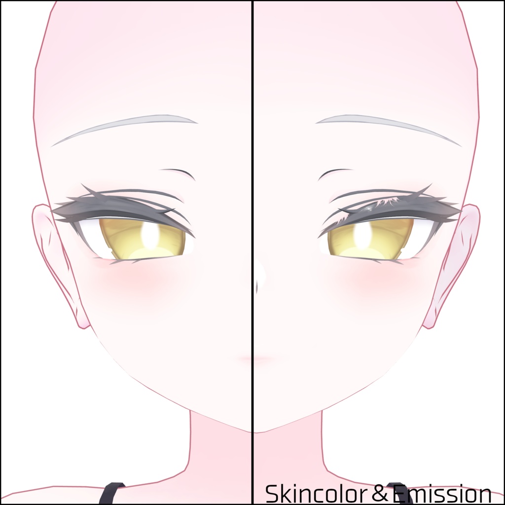 【7/2更新】RURUNE専用MakeupTexture-Rich Eyelash-