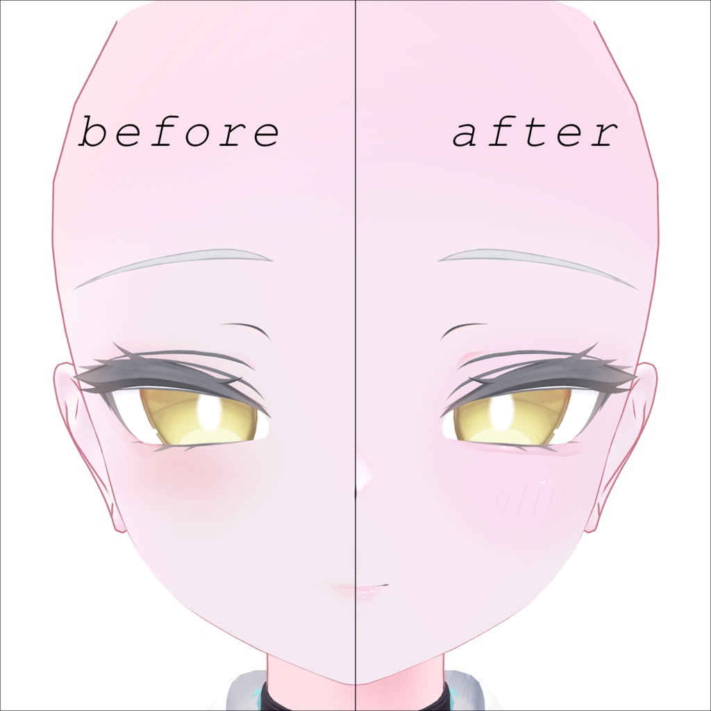 RURUNE専用MakeupTexture-水蜜桃メイク-