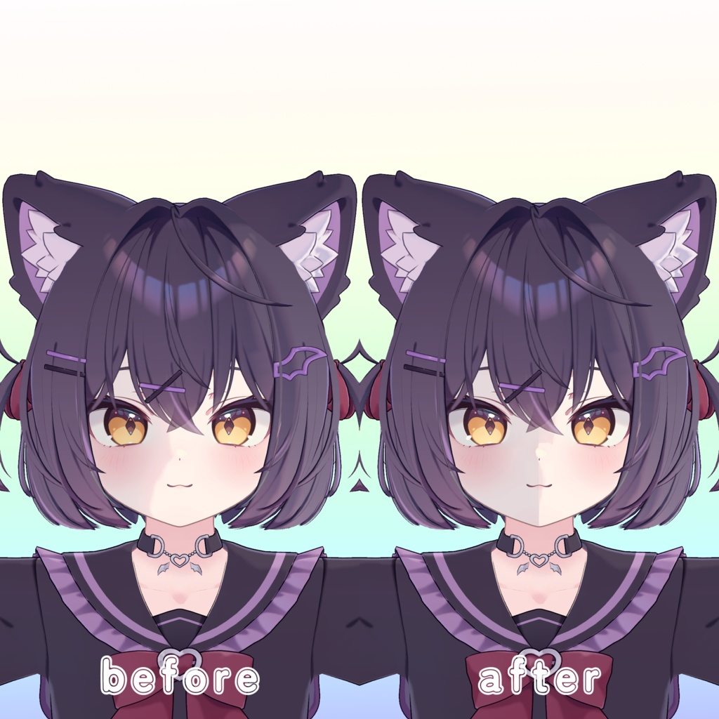 【無料/Free】ショコラ専用フェイスSDFマップ【lilToon】