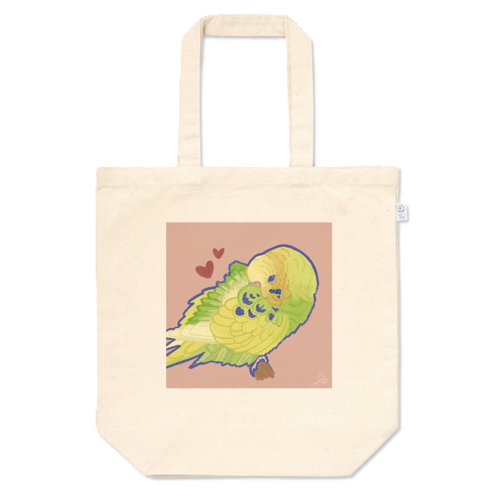 インコちゃんトートバッグ