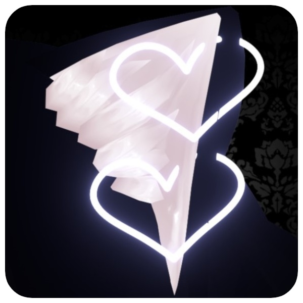 Cat/Dog/Wolf/Fox | Heart FBX ONLY| Earrings | VRChat | VRoid | Avatar Accessories | Jewelry | FBX