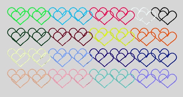 Cat/Dog/Wolf/Fox | Heart FBX ONLY| Earrings | VRChat | VRoid | Avatar Accessories | Jewelry | FBX