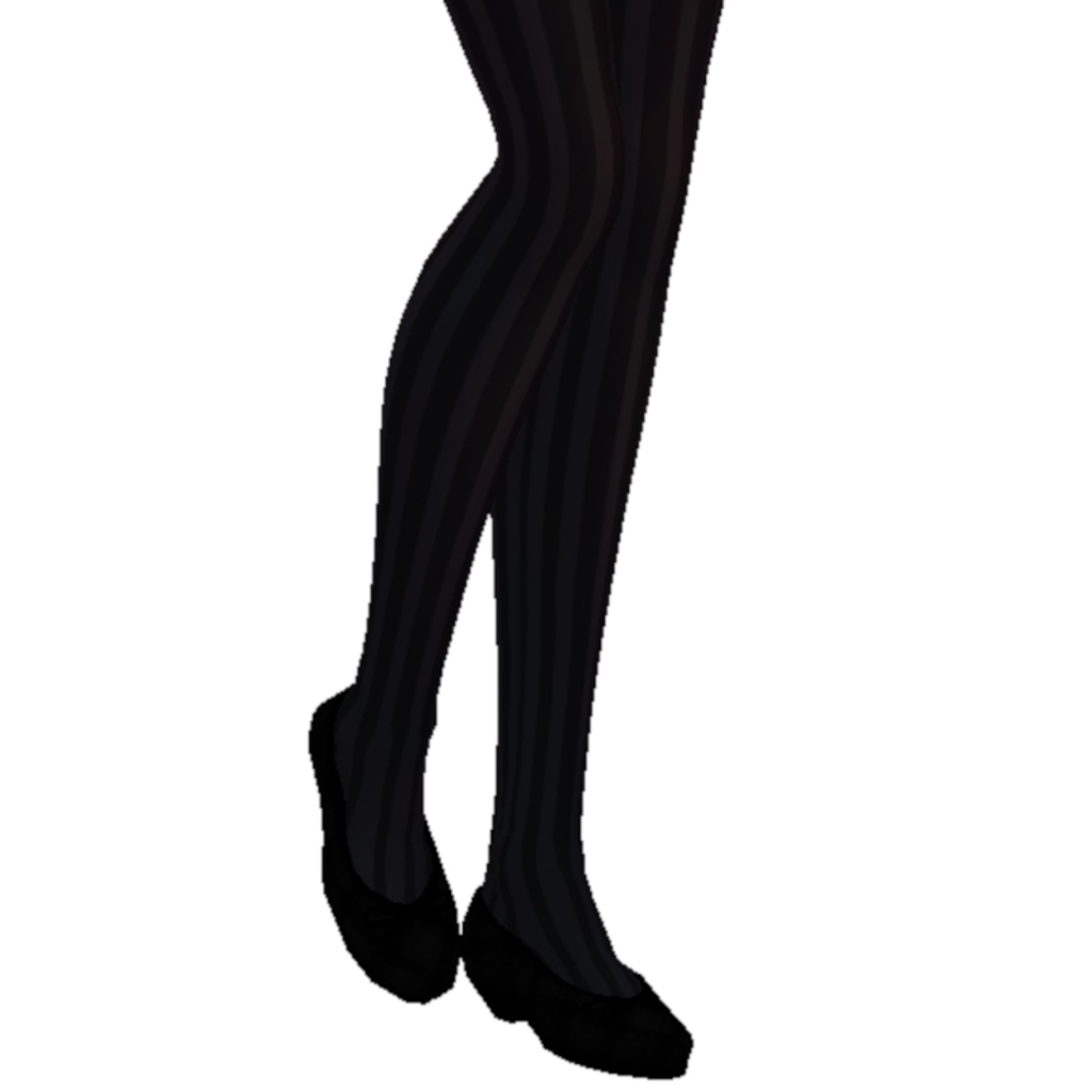 Striped Thigh High Tights PNG | 縞 | ストッキング