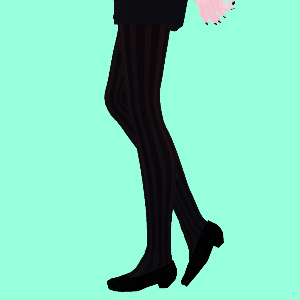 Striped Thigh High Tights PNG | 縞 | ストッキング