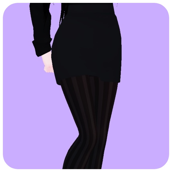 Striped Thigh High Tights PNG | 縞 | ストッキング
