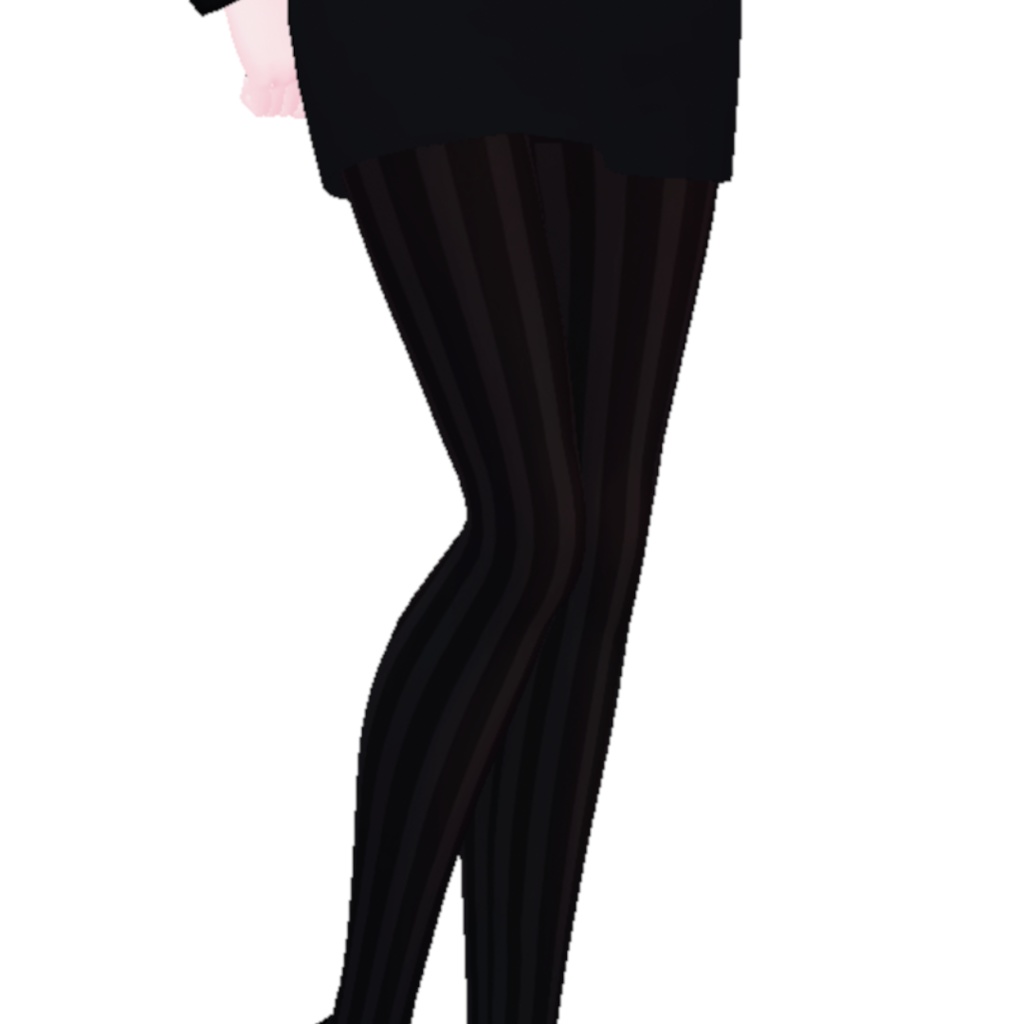 Striped Thigh High Tights PNG | 縞 | ストッキング