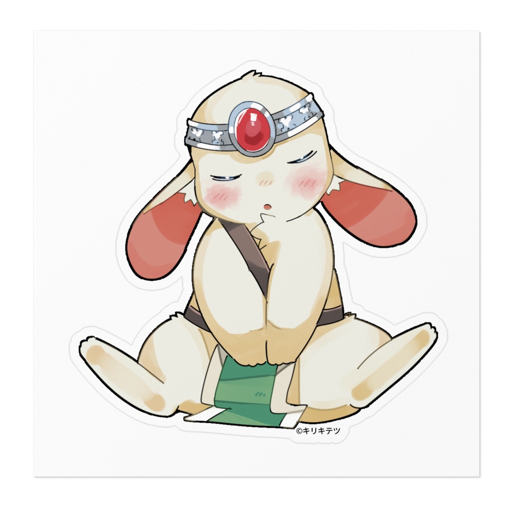 ウサギ勇者・ステッカーB