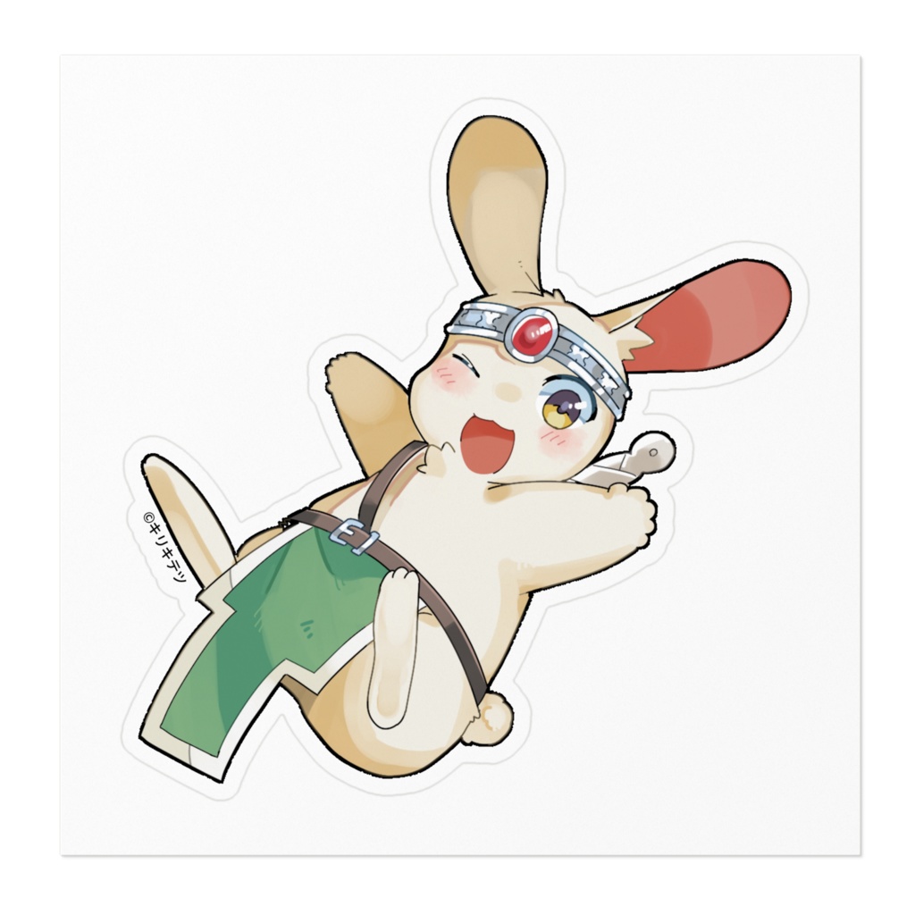 うさぎ勇者・ステッカーA