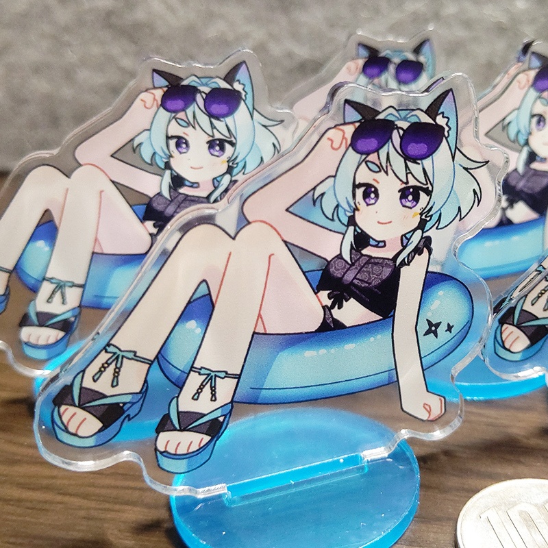 【ちょっと応援価格】水着アクスタセット👙(ステッカー&サイン入りチェキ風カード)