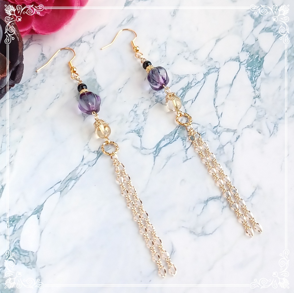 東リベ・半間修二イメージハンドメイドピアス(イヤリング変更OK)