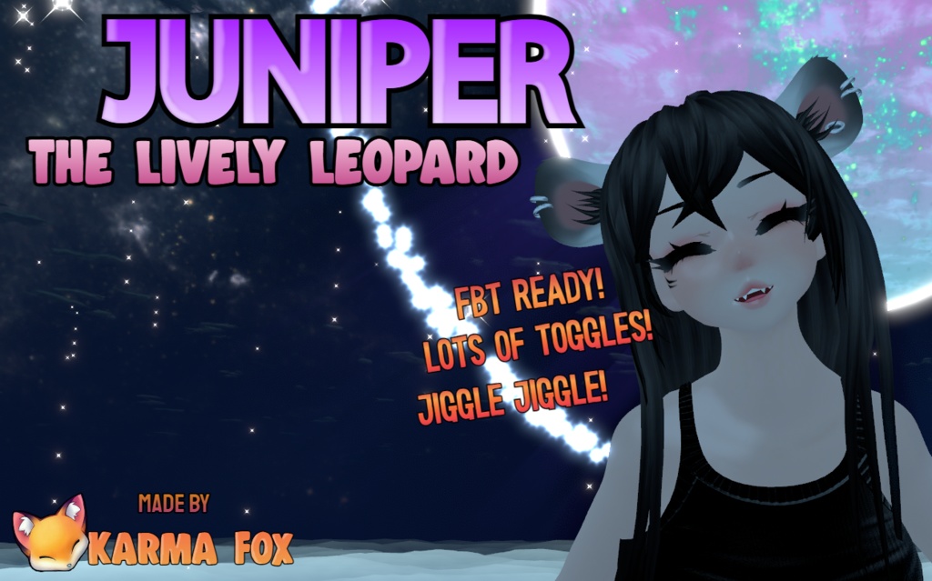 Juniper the Lively Leopard VRChat & VRM