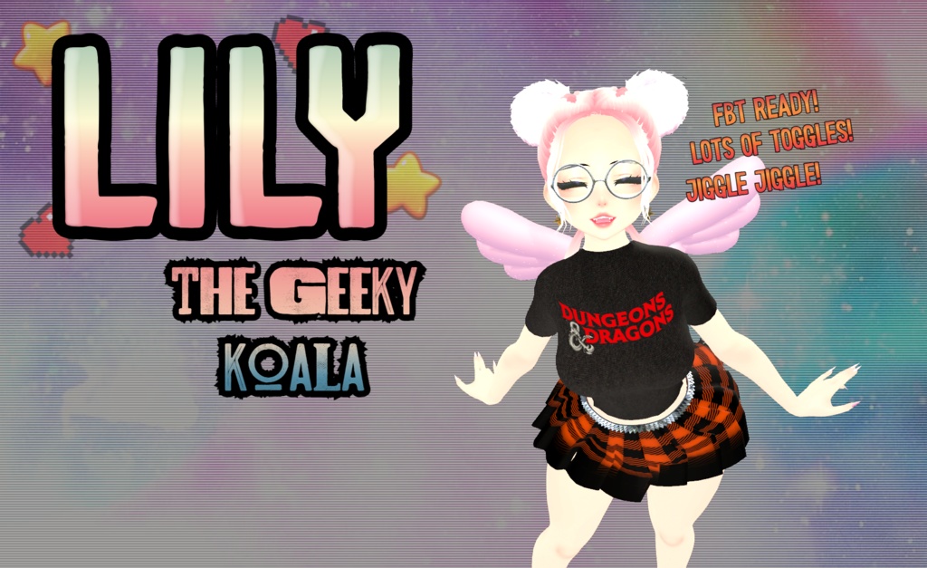 Lily the Geeky Koala VRChat & VRM