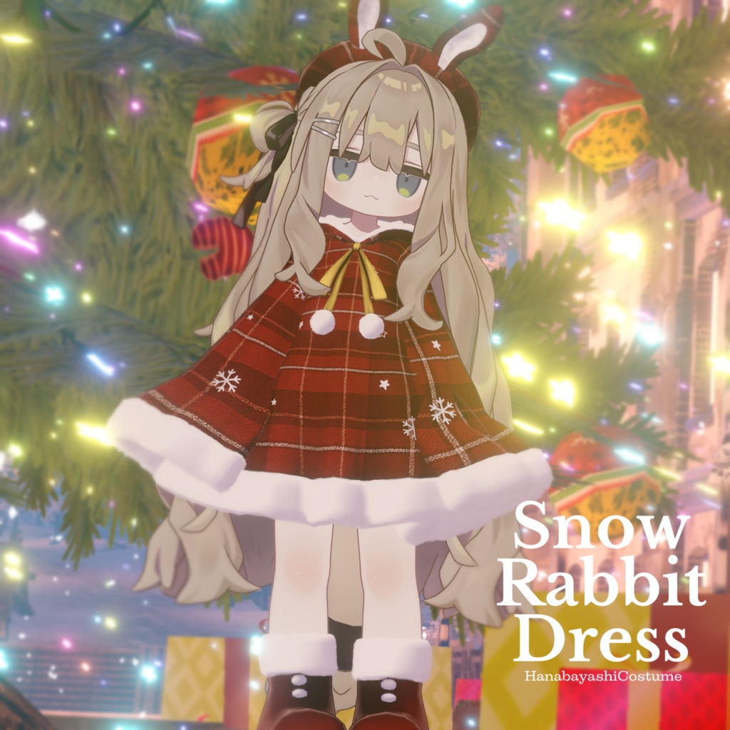SnowRabbitDress【複数アバター対応】