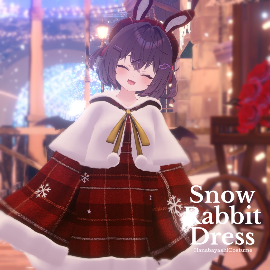 SnowRabbitDress【複数アバター対応】