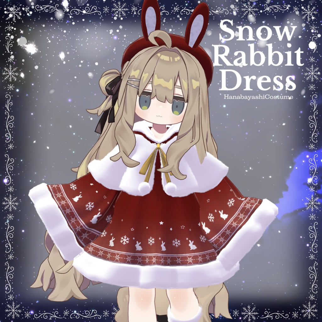 SnowRabbitDress【複数アバター対応】