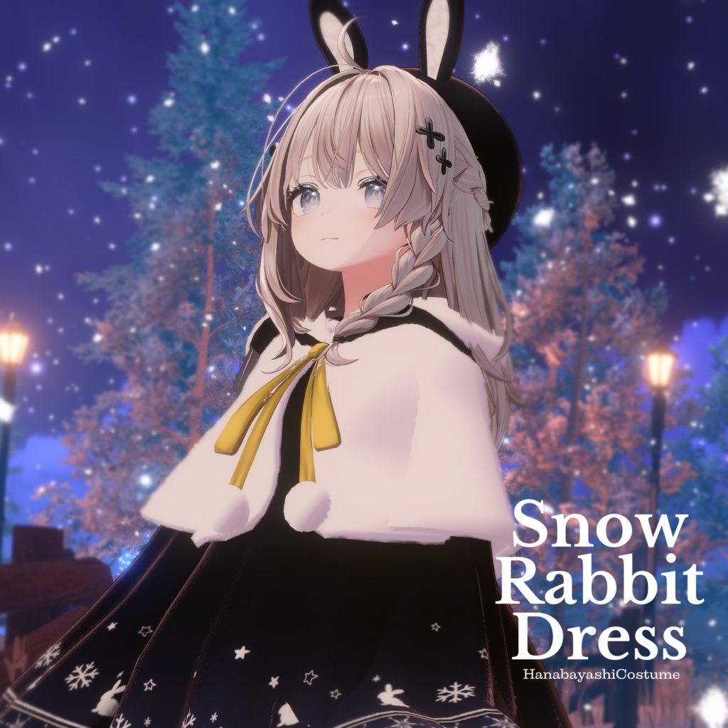 SnowRabbitDress【複数アバター対応】