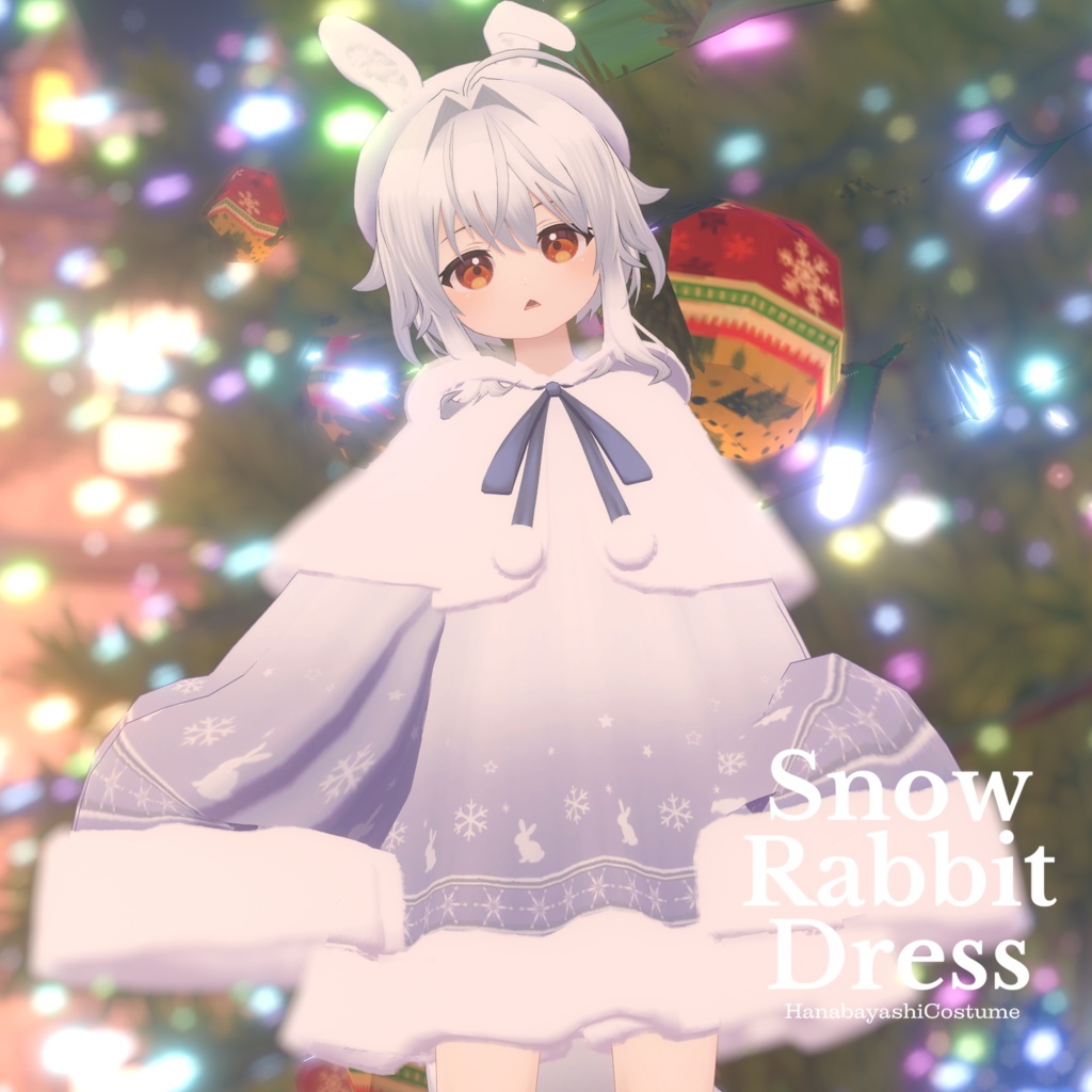 SnowRabbitDress【複数アバター対応】