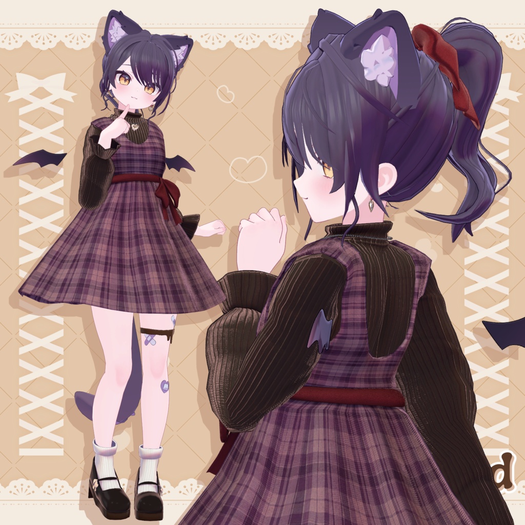 【衣装+髪型】MeltyCoord【複数アバター対応】