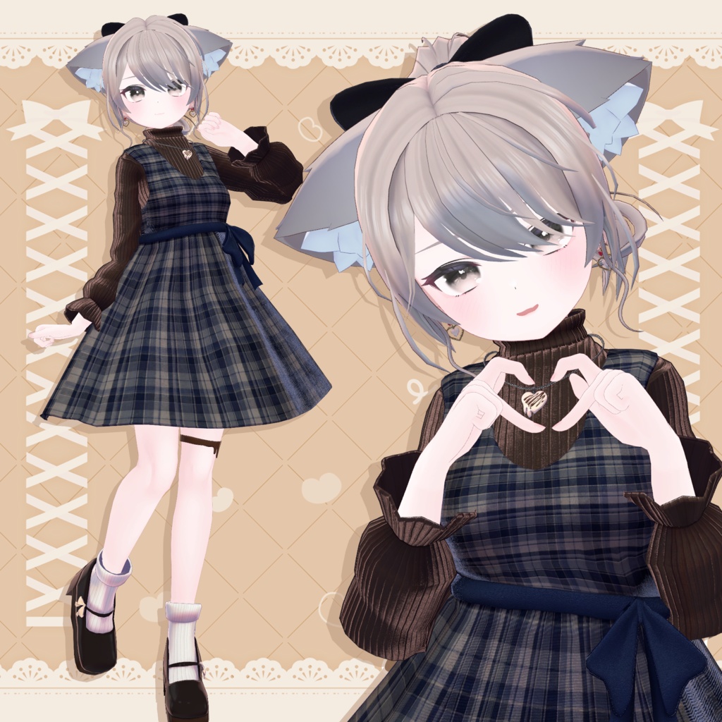 【衣装+髪型】MeltyCoord【複数アバター対応】