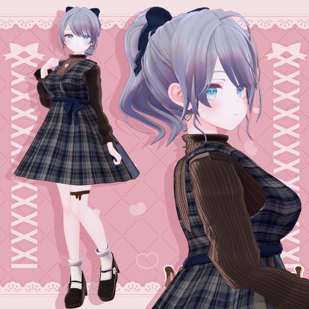 【衣装+髪型】MeltyCoord【複数アバター対応】