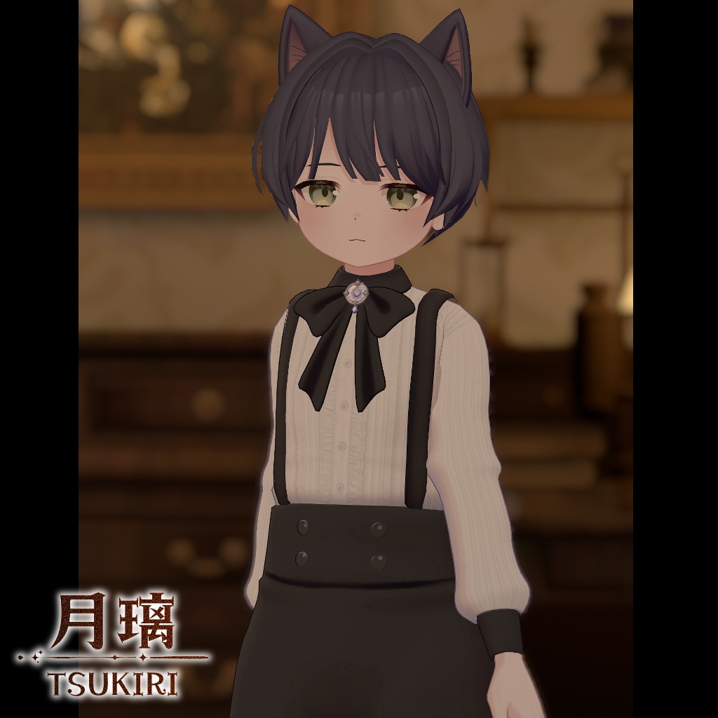 オリジナル3Dモデル 月璃/TSUKIRI