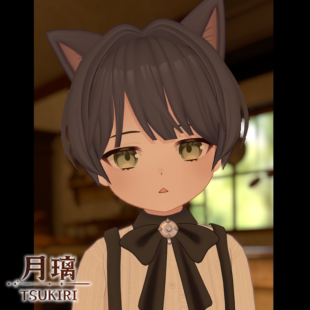 オリジナル3Dモデル 月璃/TSUKIRI