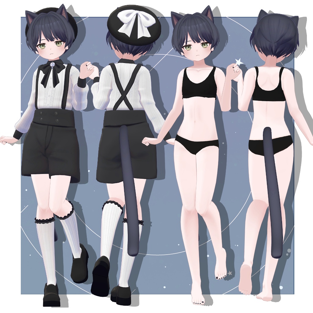 オリジナル3Dモデル 月璃/TSUKIRI