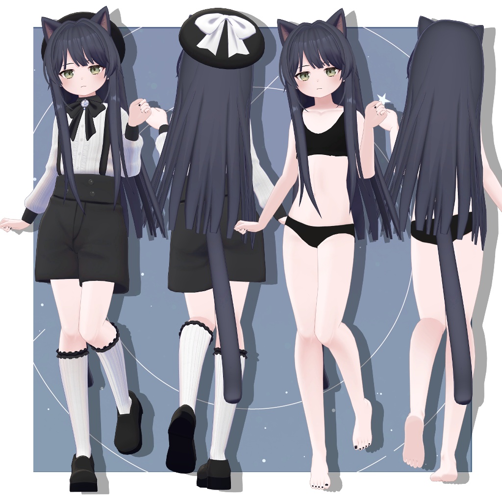 オリジナル3Dモデル 月璃/TSUKIRI