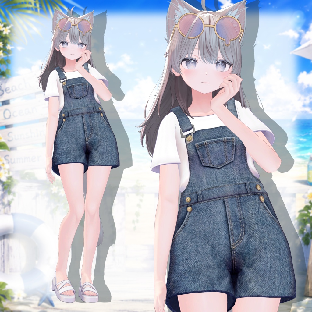 SummerSalopette【複数アバター対応】