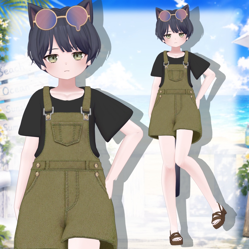 SummerSalopette【複数アバター対応】