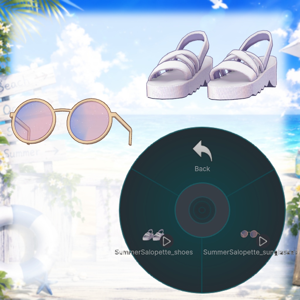 SummerSalopette【複数アバター対応】