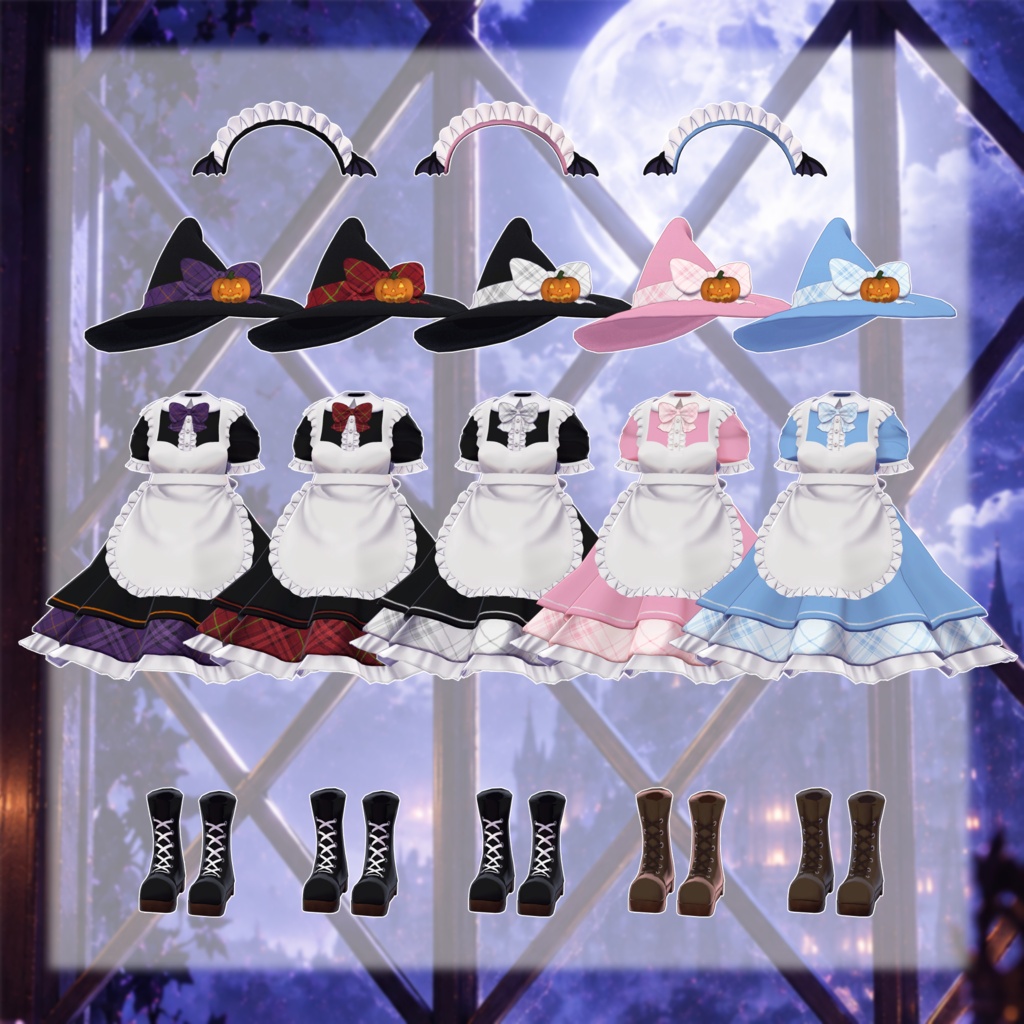 HalloweenMaid【複数アバター対応】