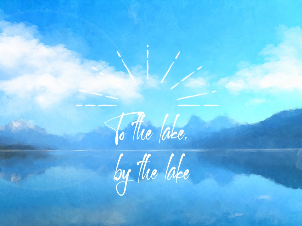 【CoCシナリオ】To the lake, by the lake