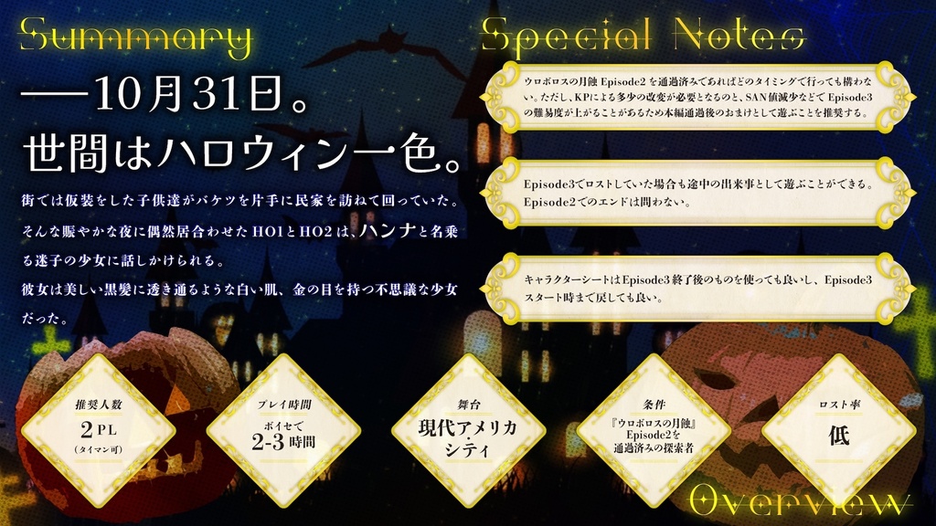 【CoCシナリオ】ウロボロスの月蝕 SPLL:E196359