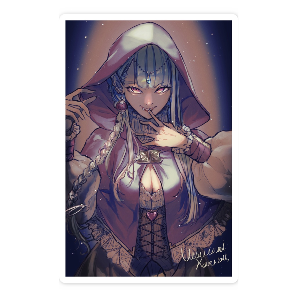「不敵な魔女」ステッカー
