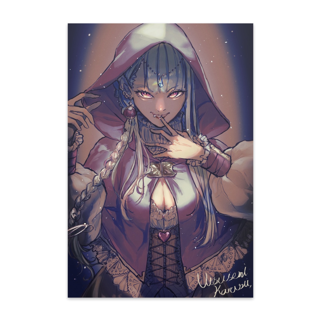 「不敵な魔女」ポストカード