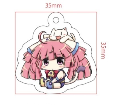 すくにゃんアクリルチャーム