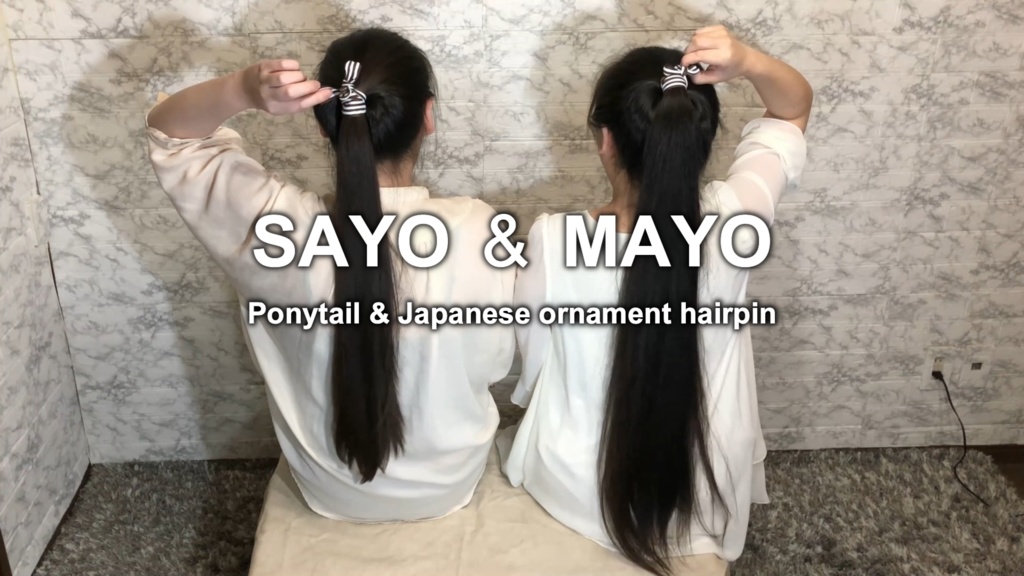 SAYO ＆ MAYO Ponytail & Japanese ornament hairpin